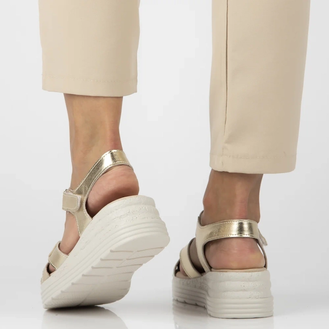 Leather sandals Filippo DS6709/25 GO gold