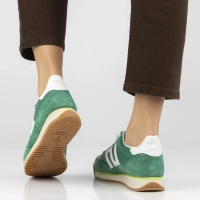 Skórzane sneakersy Filippo DP7686/26 GE zielone
