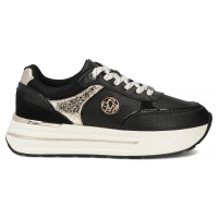 Skórzane sneakersy Filippo DP7773/26 BK czarne