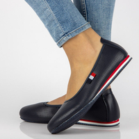 Leather ballerinas Filippo DP2171/21 NV navy blue