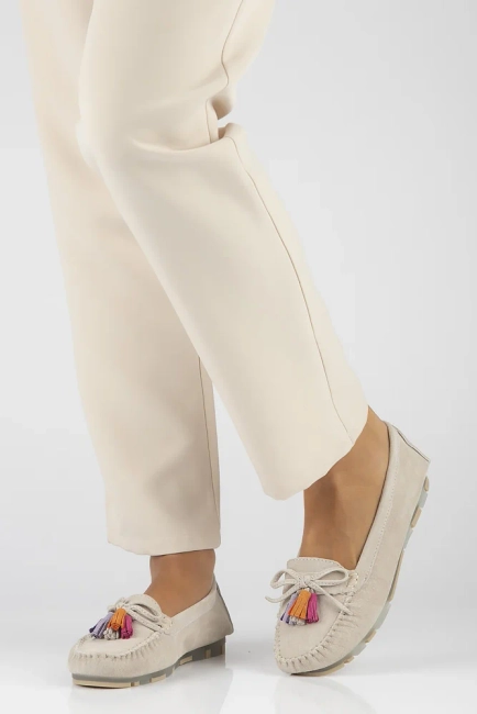 Leather loafers Filippo DP6136/24 BE beige