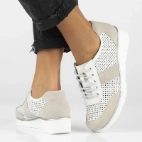 Leather shoes Filippo DP028/25 WH white