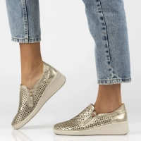 Leather shoes Filippo DP6210/25 GO gold