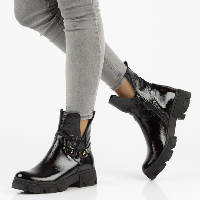 Leather boots Filippo 129 black