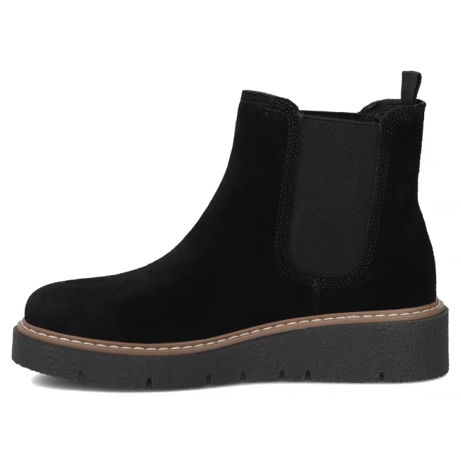 Leather ankle boots Filippo DBT7261/25 BK black