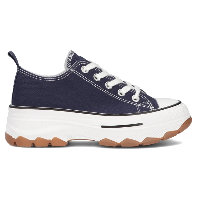 Trampki News 24SP26-6737 granatowe