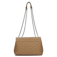 Handbag Toscanio Leather Messenger Bag C199 beige