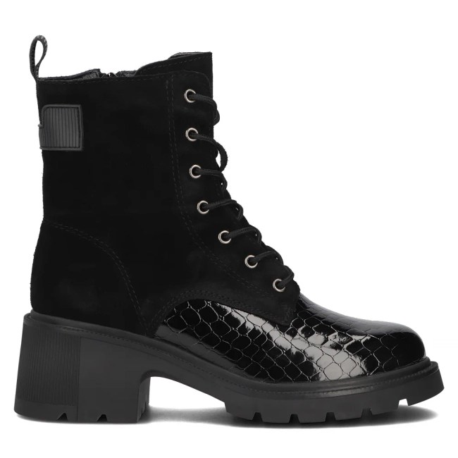 Leather ankle boots Filippo DBT6390/24 BK black