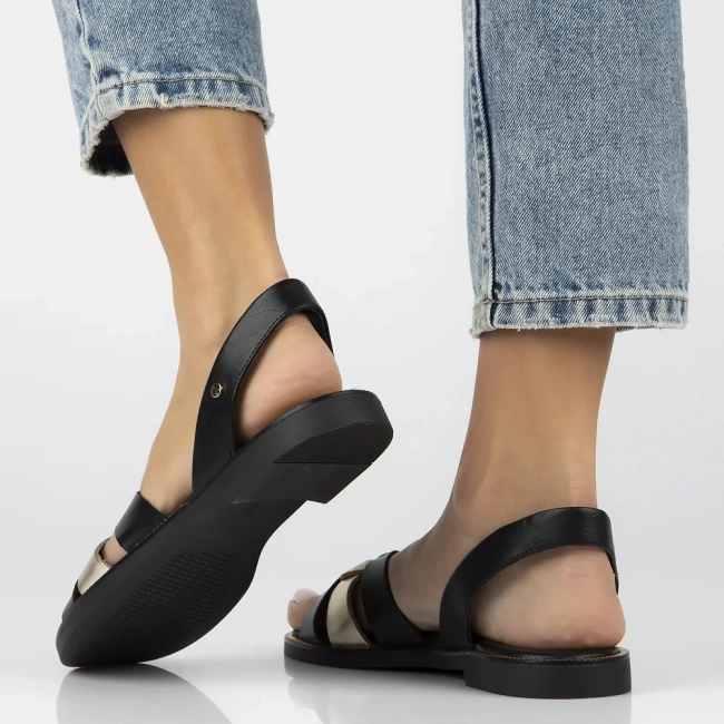 Leather sandals Filippo 40382 black