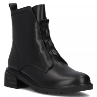 Leather ankle boots Filippo DBT6326/24 BK black