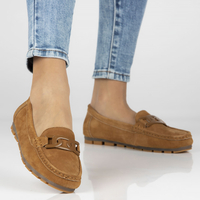 Leather loafers Filippo DP3630/23 BR brown