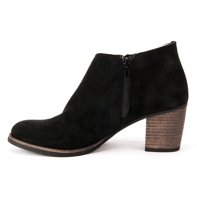 Botki Filippo 1201 Czarny Zamsz