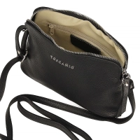 Leather handbag Toscanio F197 black