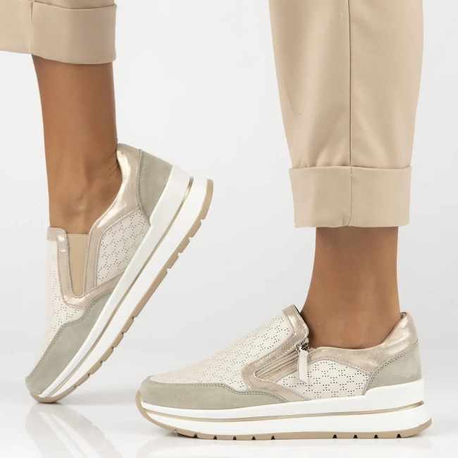 Leather shoes Filippo DP6777/25 BE GE beige