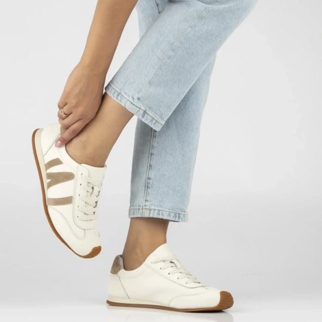 Leather sneakers Filippo DP7963/26 WH white