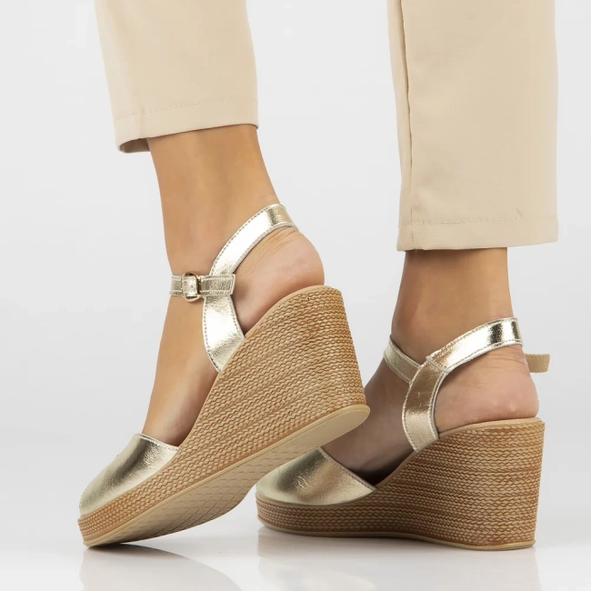 Leather sandals Filippo DS6026/24 GO gold