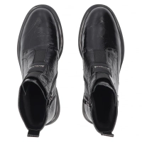 Skórzane botki Filippo DBT8177/26 BK czarne