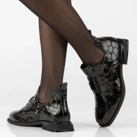 Leather ankle boots Filippo DBT7974/26 GE green