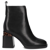 Leather ankle boots Filippo DBT7353/25 BK black