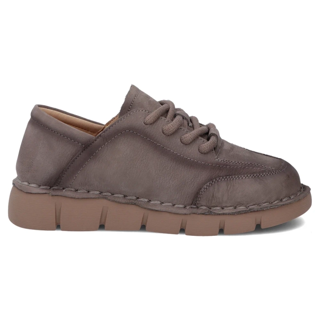 Skórzane półbuty Filippo DP8180/26 TP taupe