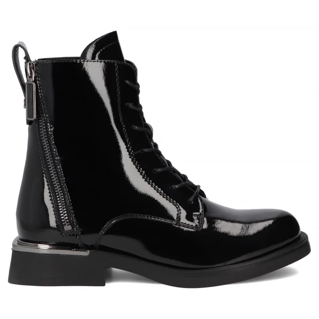 Leather ankle boots Filippo DBT7242/25 BK L black