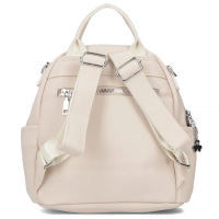 Beige backpack beige glam
