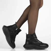 Leather ankle boots Filippo DBT7138/25 BK black