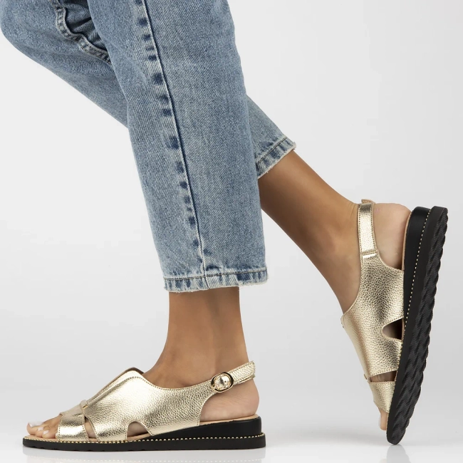 Leather sandals Filippo DS4470/25 GO gold