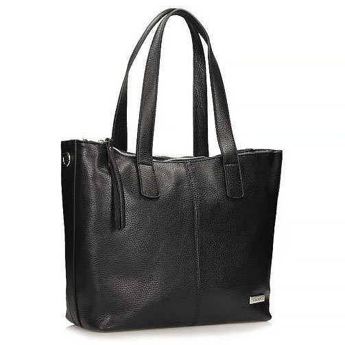 Torebka Toscanio Shopper Skórzany C268 czarna