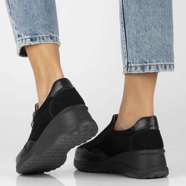 Leather shoes Filippo DP6473/25 BK black