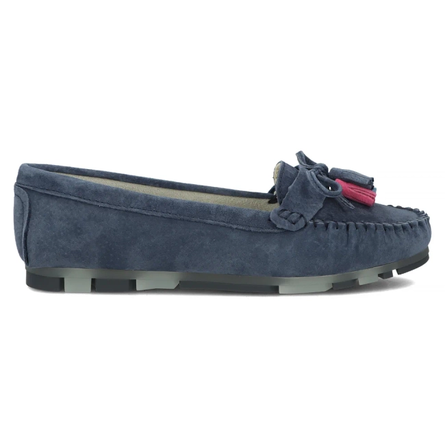 Leather loafers Filippo DP6136/24 NV navy