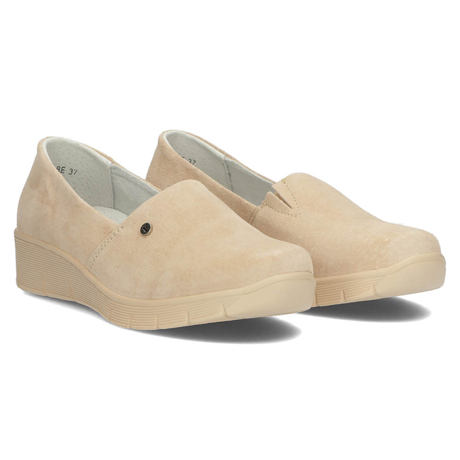 Leather shoes Filippo DP3628/22 BE beige