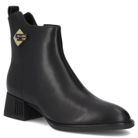 Leather ankle boots Filippo DBT7190/25 BK black
