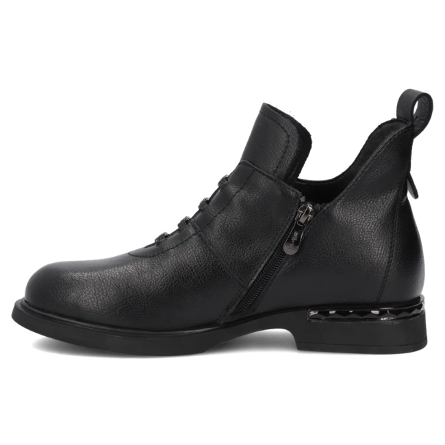 Leather ankle boots Filippo DBT8033/26 BK black