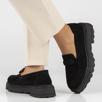 Leather shoes Filippo DP4546/23 BK black