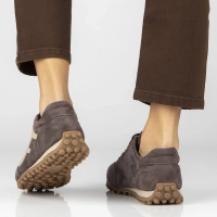 Skórzane sneakersy Filippo DP7961/26 D BR brązowe