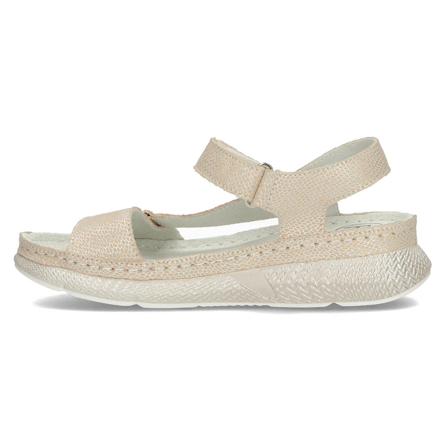Leather sandals Filippo DS3517/22 BE beige