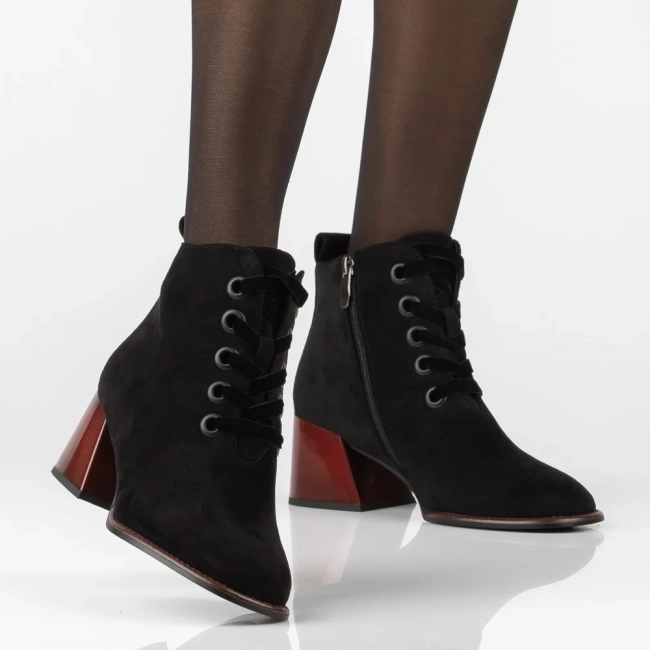 Filippo heeled ankle boots DBT8172/26 BK SU black