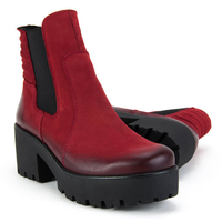 Botki FILIPPO 439 S bordowe