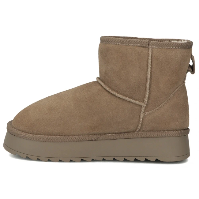 Leather snow boots Filippo DBT7329/26 TP beige