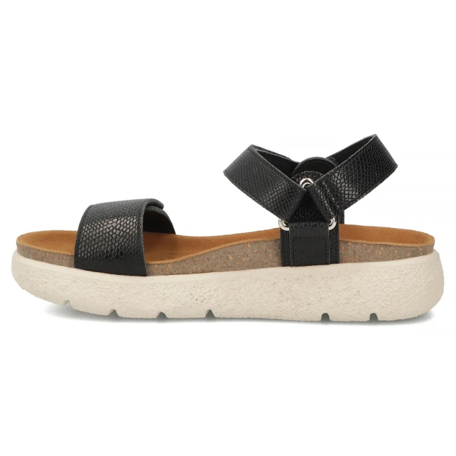 Leather sandals Filippo DS7926/26 BK black