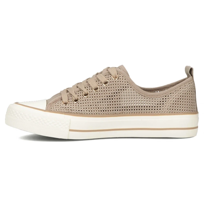 Trampki beige up slim QY838-63 khaki
