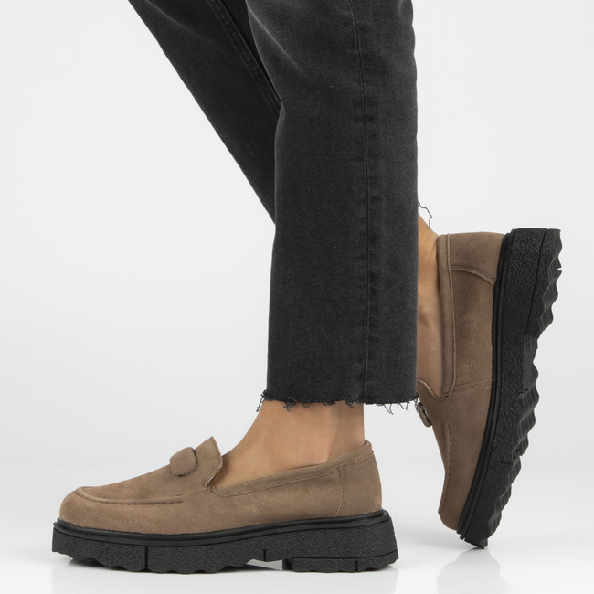 Leather shoes Filippo DP4546/23 BR brown