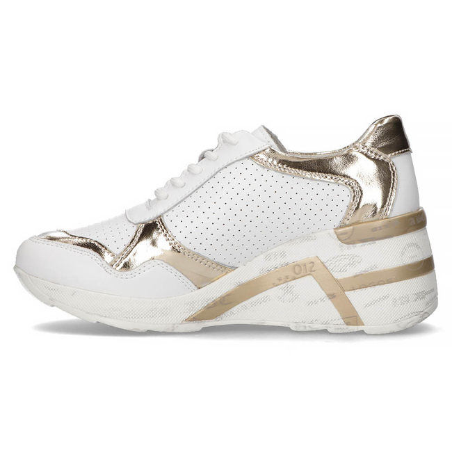 Skórzane Sneakersy Filippo DP3693/22 WH białe