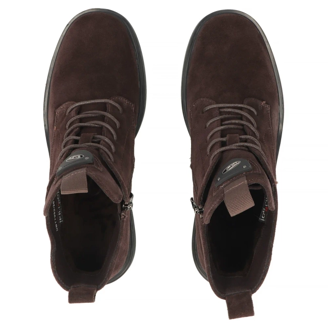 Skórzane botki Filippo DBT7952/26 D BR brązowe