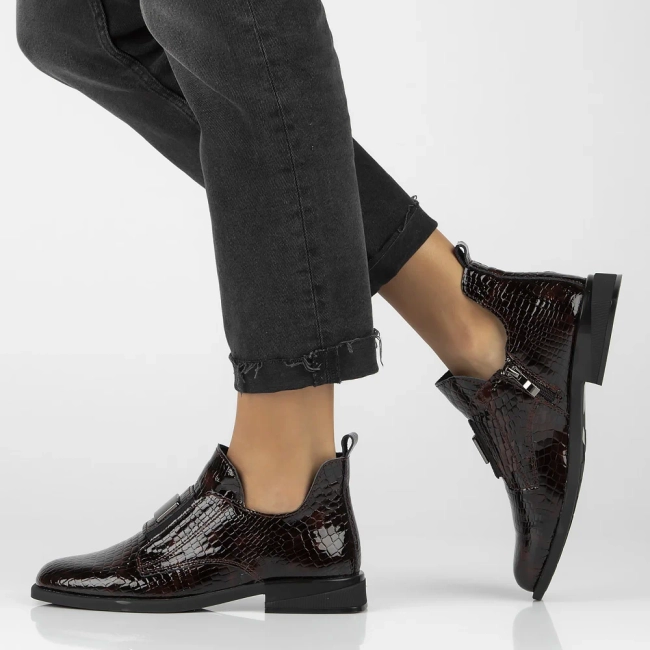 Leather ankle boots Filippo DBT6493/25 BR brown