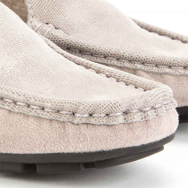 Moccasins NESSI 62605 gray lizarro