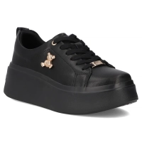 Skórzane sneakersy Filippo DP6246/25 BK czarne