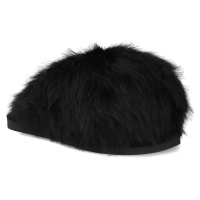Fur slippers Filippo DK7475/25 BK black