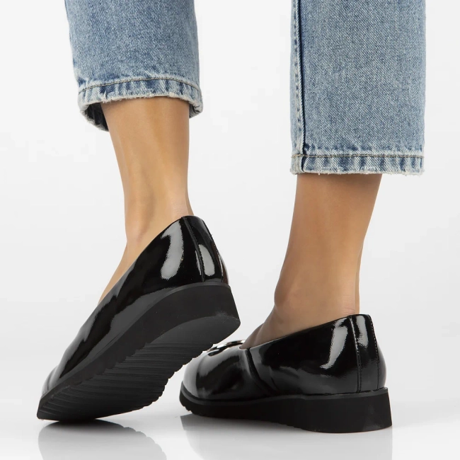 Leather shoes Filippo DP6095/24 BK L black